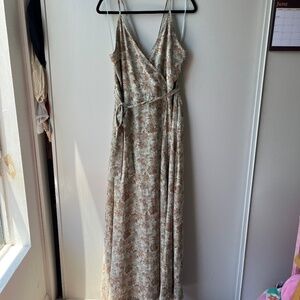 Mint, Tan, & White Formal/Bridesmaid Dress, Wild Jasmine, 3XL